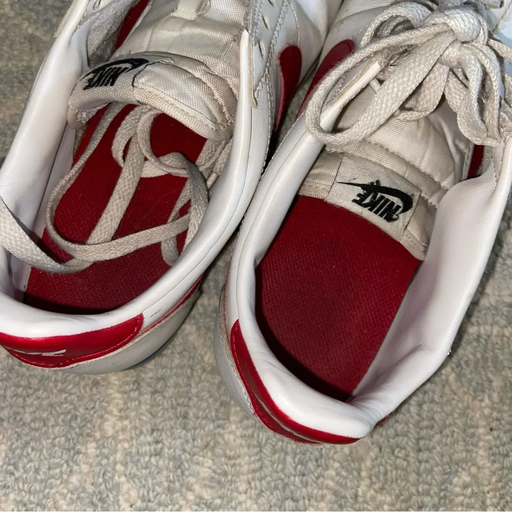 Nike Cortez Women’s 7.5 Classic white with red and blue sneakers retro